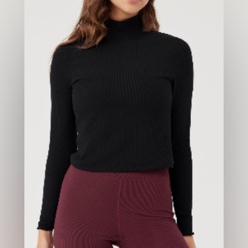 Outdoor Voices SuperForm Rib Mock Neck Longsleeve